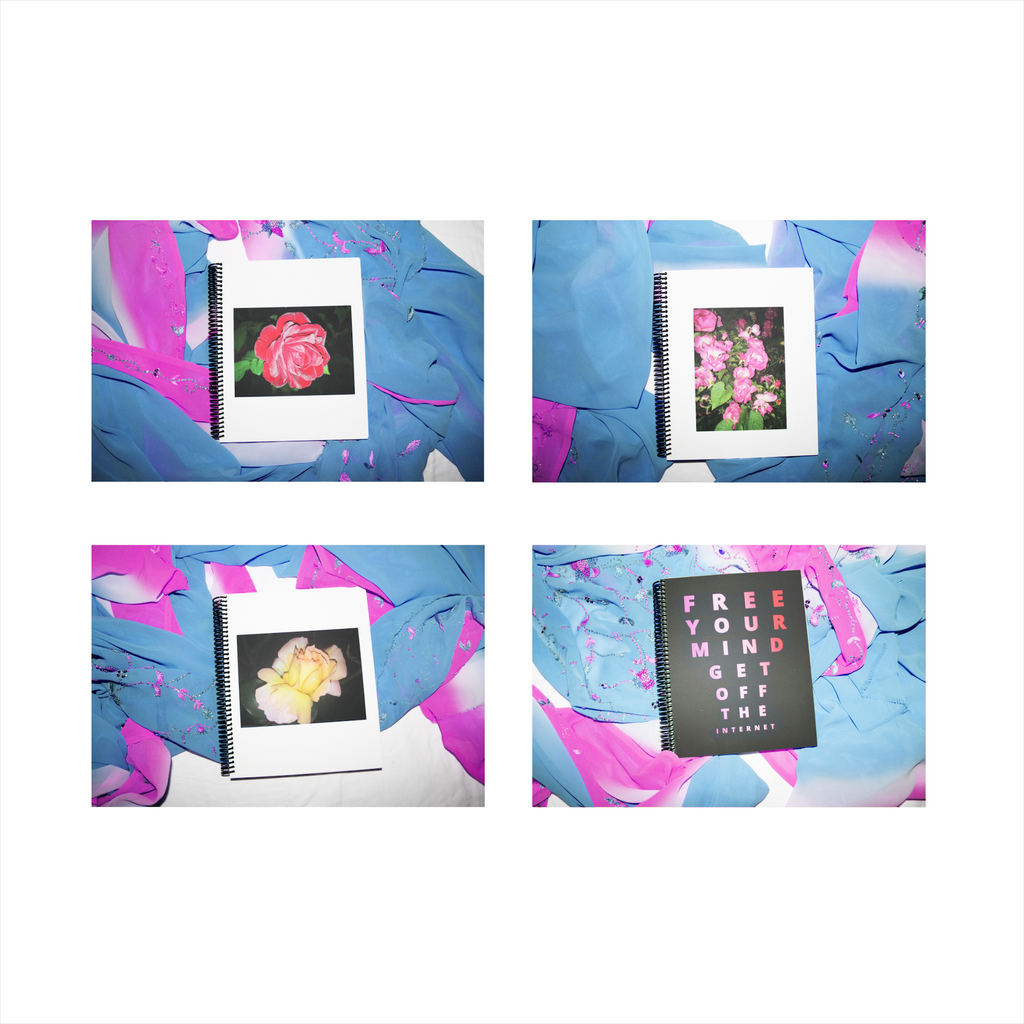 ROSE NOTEBOOK / FREE YOUR MIND NOTEBOOK